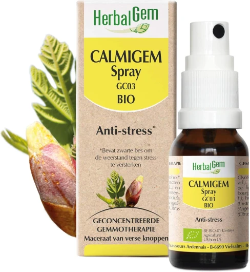 Calmigem - Contribue à combattre le stress - Complexe de gemmothérapie - 15 ML