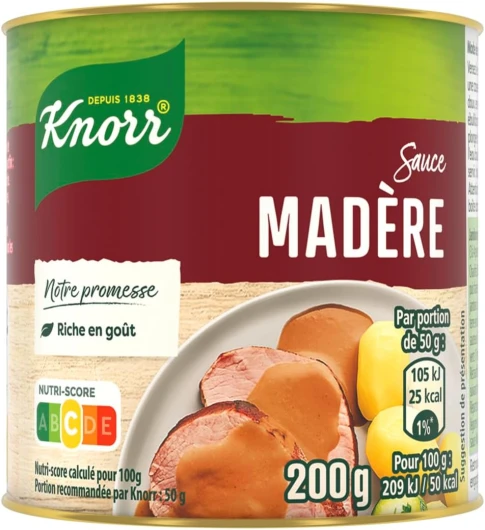 Sauce Boîte Madère, 200g 200 g (Lot de 1)