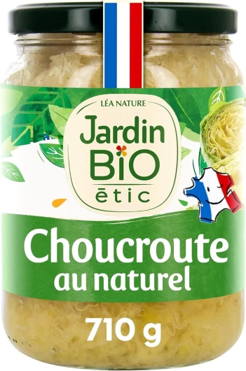 étic - Choucroute au naturel - bio - Salé - Certifié AB - Bocal de 790g 1